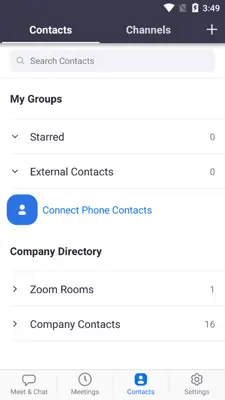 ZOOM Cloud Meetings android App screenshot 10