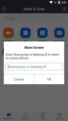 ZOOM Cloud Meetings android App screenshot 2