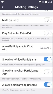 ZOOM Cloud Meetings android App screenshot 6